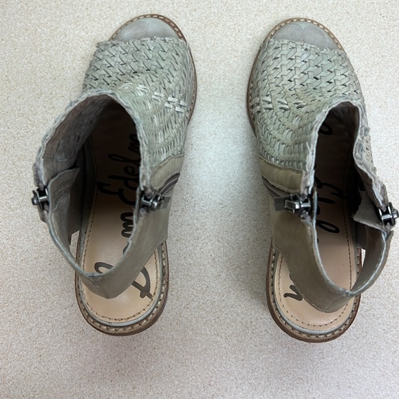 Sam Edelman Open-Toe Booties - Picture 5 of 9